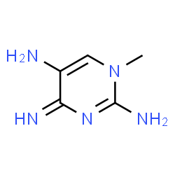 2,5-Pyrimidinediamine,1,4-dihydro-4-imino-1-methyl-(9CI) Structure