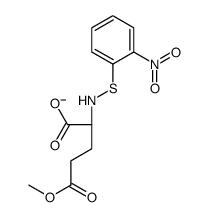 (2S)-5-methoxy-2-[(2-nitrophenyl)sulfanylamino]-5-oxopentanoate Structure