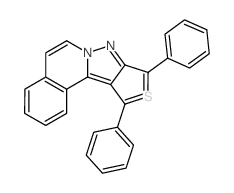 1,3-Diphenylthieno<3',4':3,4>pyrazolo<5,1-a>isoquinoline-2-SIV Structure
