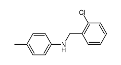p-tolyl-(2-chloro-benzyl)-amine Structure