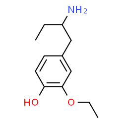 Phenol, 4-(2-aminobutyl)-2-ethoxy- (9CI)结构式