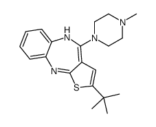 2-tert-butyl-4-(4-methylpiperazin-1-yl)-5H-thieno[3,2-c][1,5]benzodiazepine Structure