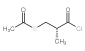 (R)-3-(ACETYLTHIO)-2-METHYLPROPIONYL CHLORIDE structure