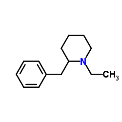 Piperidine, 1-ethyl-2-(phenylmethyl)- (9CI) structure