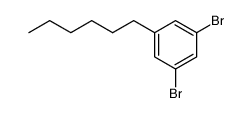 1,3-Dibromo-5-hexylbenzene Structure
