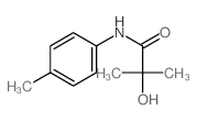 2-hydroxy-2-methyl-N-(4-methylphenyl)propanamide结构式
