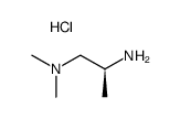 N1,N1-Dimethylpropane-1,2-diamine dihydrochloride Structure