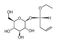 1-ethoxybutyl-3-enyl-glucopyranoside结构式