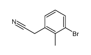 2-(3-Bromo-2-methylphenyl)acetonitrile structure