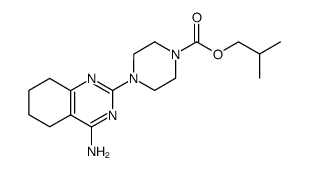 2-(4-Isobutoxycarbonylpiperazino)-4-amino-5,6-tetramethylenepyrimidine Structure