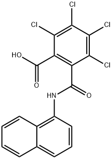 n-(1-naphthyl)-3,4,5,6-tetrachlorophthalamic acid Structure