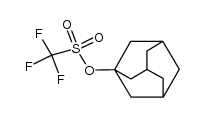 1-adamantyl trifluoromethanesulfonate结构式