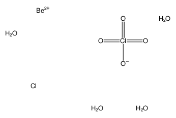 beryllium,diperchlorate,tetrahydrate Structure