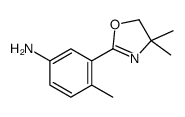 Benzenamine, 3-(4,5-dihydro-4,4-dimethyl-2-oxazolyl)-4-methyl- (9CI) structure