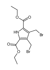 diethyl 3,4-bis(bromomethyl)-1H-pyrrole-2,5-dicarboxylate Structure