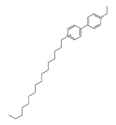 1-ethyl-4-(1-hexadecylpyridin-1-ium-4-yl)pyridin-1-ium Structure