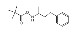 N-(4-phenylbutan-2-yl)-O-pivaloylhydroxylamine结构式