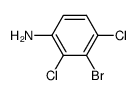 3-bromo-2,4-dichloro-aniline Structure