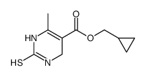 5-Pyrimidinecarboxylicacid,1,2,3,6-tetrahydro-4-methyl-2-thioxo-,cyclopropylmethylester(9CI) picture