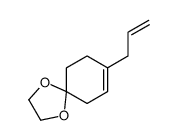 8-prop-2-enyl-1,4-dioxaspiro[4.5]dec-7-ene结构式