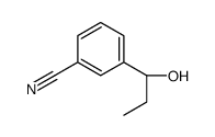 3-[(1R)-1-hydroxypropyl]benzonitrile结构式