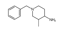 4-氨基-1-苄基-3-甲基哌啶结构式