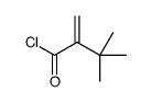 3,3-dimethyl-2-methylidenebutanoyl chloride Structure