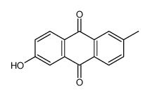 2-hydroxy-6-methylanthracene-9,10-dione结构式