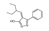 4-(2-ethylbutylidene)-3-phenyl-1H-pyrazol-5-one Structure