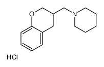 Piperidine, 1-((3,4-dihydro-2H-1-benzopyran-3-yl)methyl)-, hydrochlori de picture