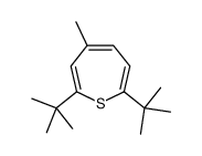 2,7-Di-tert-butylthiepin,4-methyl-结构式