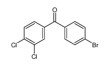 4-BROMO-3',4'-DICHLOROBENZOPHENONE结构式