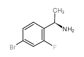 (R)-1-(4-BROMO-2-FLUOROPHENYL)ETHANAMINE Structure