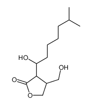 2-(6'-methylheptanol-1'-yl)-3-hydroxymethyl-4-butanolide结构式