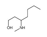 3-(methylamino)heptan-1-ol Structure
