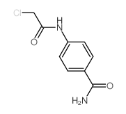 4-(2-Chloro-acetylamino)-benzamide structure