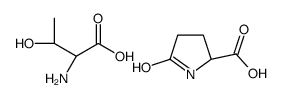 5-oxo-DL-proline, compound with L-threonine (1:1)结构式