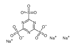 trisodium 1,3,5-triazine-2,4,6-trisulphonate structure