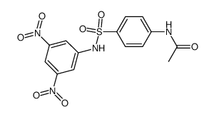 N-acetyl-sulfanilic acid-(3,5-dinitro-anilide) Structure