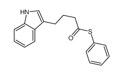 S-phenyl 4-(1H-indol-3-yl)butanethioate Structure