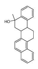 5-hydroxy-5-methyl-5.6.6a.13.14.14a-hexahydro-picene Structure