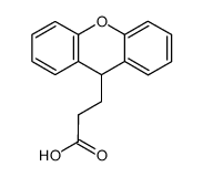 3-[(9H)-xanthen-9-yl]propionic acid Structure