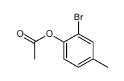 3-Brom-4-acetoxytoluol结构式