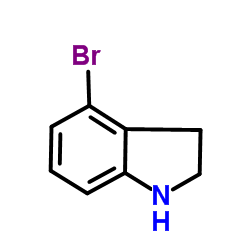 4-溴二氢吲哚结构式