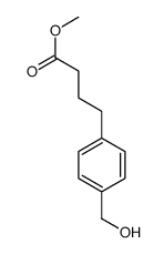 Benzenebutanoic acid, 4-(hydroxyMethyl)-, Methyl ester结构式