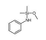 N-[methoxy(dimethyl)silyl]aniline结构式