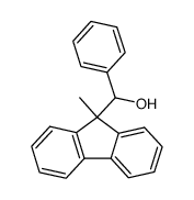 (9-methyl-fluoren-9-yl)-phenyl-methanol结构式