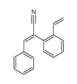 cis-α-cyano-2-vinylstilbene Structure