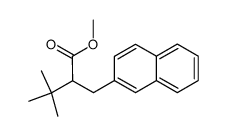 3,3-dimethyl-2-naphthalen-2-ylmethylbutyric acid methyl ester Structure