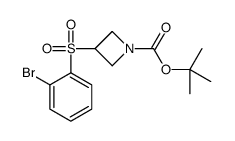 3-(2-BROMO-BENZENESULFONYL)-AZETIDINE-1-CARBOXYLIC ACID TERT-BUTYL ESTER picture